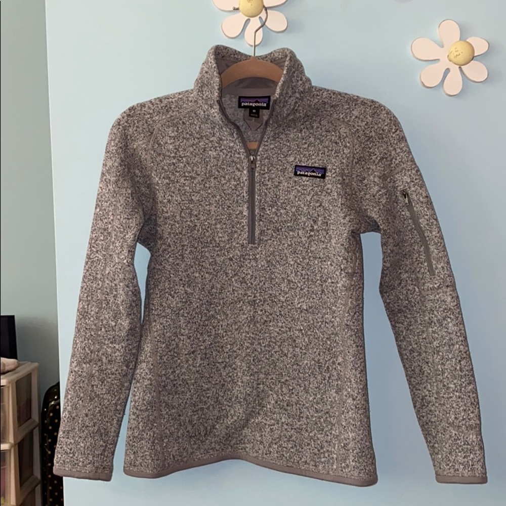 Grey Patagonia Quarter Zip